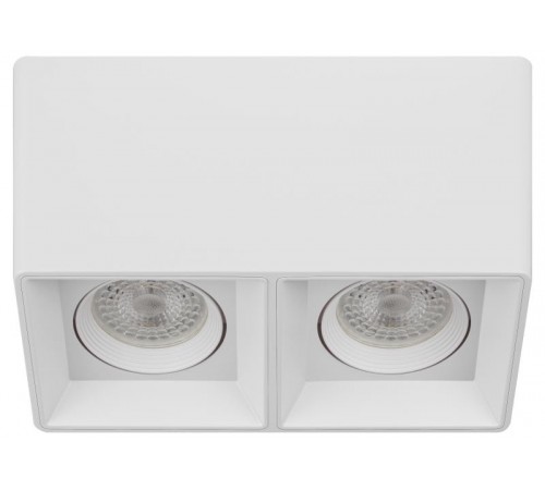 Светильник настенно-потолочный спот OL24-2 WH MR16/GU5.3, белый, поворотный  Б0054382  ЭРА