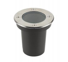 Светильник тротуарный встраиваемый под лампу PGR R110 GU10-1 Сhrome 230V IP67  .5040052  Jazzway