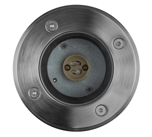 Светильник тротуарный встраиваемый под лампу PGR R110 GU10-1 Сhrome 230V IP67  .5040052  Jazzway