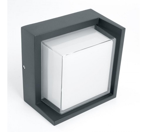 Светильник архитектурный настенный DH108, 12W, 720Lm, 4000K, черный, квадрат, 160*160*100  06350  Feron