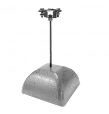 Держатель полоса/пруток для плоской кровли 300 мм, оцинк. с бетоном 3.5 кг71985Ezetek