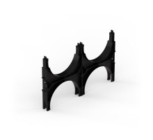 Кластер для двустенных труб d200 мм, двойной, двухсторонний (40 шт/кор)  PR13.02574  Промрукав