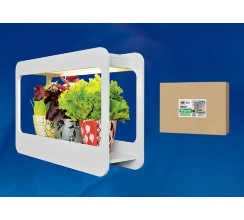 Светильник светодиодный-подставка для растений "Минисад"ULT-P30-15W/SPFS IP40 WHITE Спектр для фотосинтеза с высокой цветопередач UL-00002835  Uniel