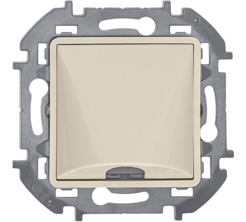 Inspiria Слоновая кость Вывод кабеля с зажимом для крепления  673891  Legrand