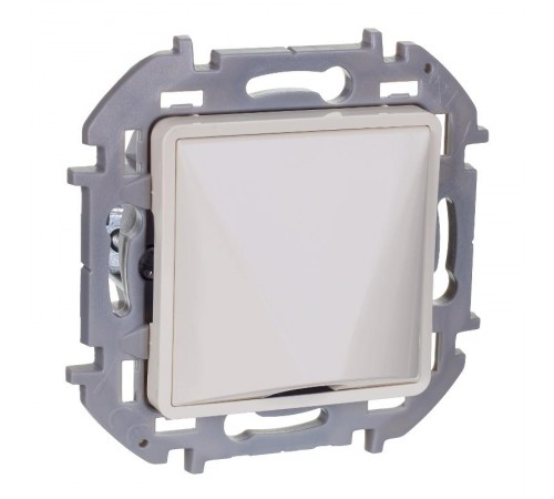 Inspiria Слоновая кость Вывод кабеля с зажимом для крепления  673891  Legrand