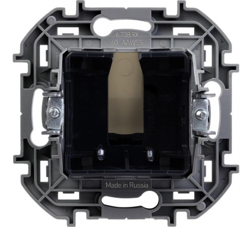 Inspiria Слоновая кость Вывод кабеля с зажимом для крепления  673891  Legrand