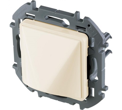 Inspiria Слоновая кость Вывод кабеля с зажимом для крепления  673891  Legrand