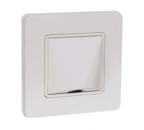 Inspiria Слоновая кость Вывод кабеля с зажимом для крепления  673891  Legrand