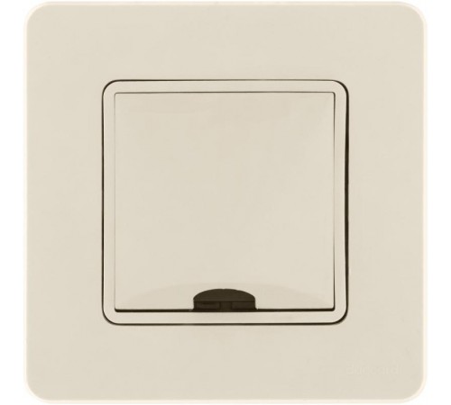 Inspiria Слоновая кость Вывод кабеля с зажимом для крепления  673891  Legrand