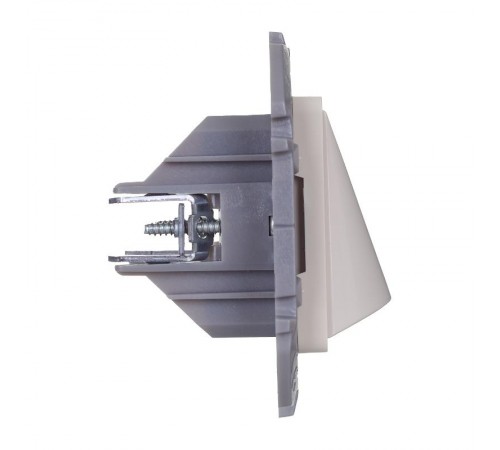 Inspiria Слоновая кость Вывод кабеля с зажимом для крепления  673891  Legrand