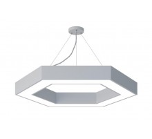 Светильник светодиодный Geometria Hexagon SPO-124-W-40K-051 51Вт 4000К 3900Лм IP40 800*800*80 белый подвесной  Б0050556  ЭРА
