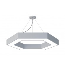 Светильник светодиодный Geometria Hexagon SPO-124-W-40K-051 51Вт 4000К 3900Лм IP40 800*800*80 белый подвесной  Б0050556  ЭРА