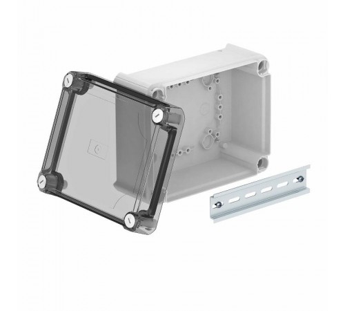 Коробка распределительная T160, 190x150x77 мм, сплош. стенка, выс. прозрач. крышка (T 160 OE HD TR)  2007774  OBO Bettermann