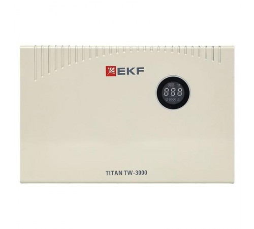 Стабилизатор напряжения электронный с возможностью настенного монтажа TITAN -ТW-3000  stab-TW-3000 EKF