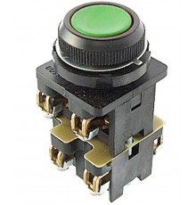 КЕ-012 У3 исп.2, зелёный, 3з+1р, цилиндр, IP40, 10А, 660В, выключатель кнопочный (ЭТ)  ET010382  Электротехник