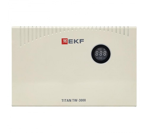 Стабилизатор напряжения электронный с возможностью настенного монтажа TITAN -ТW-3000  stab-TW-3000 EKF