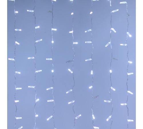 Светодиодная гирлянда ARD-CURTAIN-CLASSIC-2000x3000-CLEAR-760LED-BLINK White (230V, 60W)  024868  Arlight