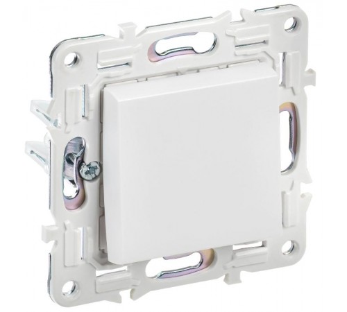 SKANDY Выключатель 1-клавишный 10А SK-V01W арктический белый  SK-V10-0-10-K01  IEK