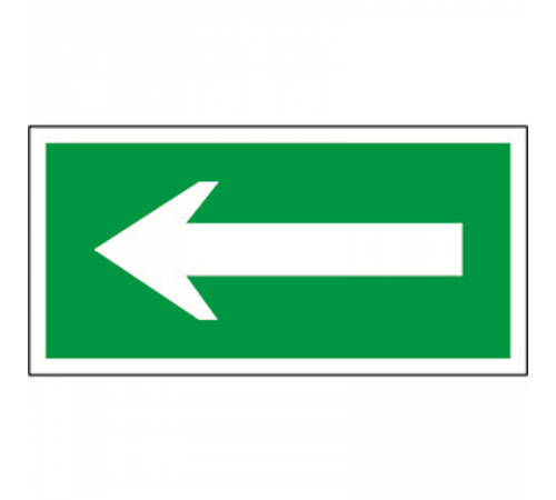 Пиктограмма (Наклейка) NPU-1510.N01"Движение к выходу" для JUNIOR S  a17635  Белый Свет