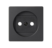 Simon 82 Накладка на розетку двухполюсную 2Р б/з, с защитными шторками, S82, S82N, S82 Detail, гра  82040-38  Simon