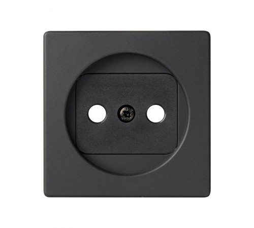 Simon 82 Накладка на розетку двухполюсную 2Р б/з, с защитными шторками, S82, S82N, S82 Detail, гра  82040-38  Simon