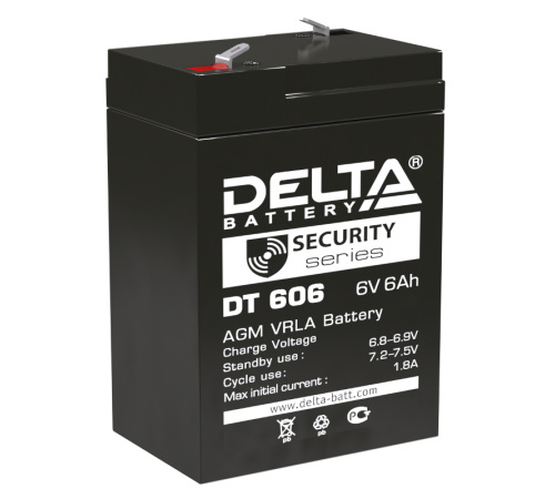 Аккумуляторная батарея ОПС серии DT 606 6В/6Ач  DT 606  DELTA