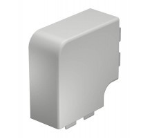 Крышка плоского угла кабельного канала WDK 60x110 мм (ПВХ,светло-серый) (WDK HF60110LGR)  6183425  OBO Bettermann