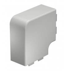 Крышка плоского угла кабельного канала WDK 60x110 мм (ПВХ,светло-серый) (WDK HF60110LGR)  6183425  OBO Bettermann