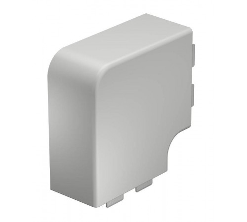 Крышка плоского угла кабельного канала WDK 60x110 мм (ПВХ,светло-серый) (WDK HF60110LGR)  6183425  OBO Bettermann