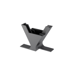 Универсальное крепление для кабеля диаметром 33-40 мм (вспомогательная часть)  UKK2-60  КМ-Профиль