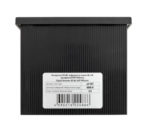 Амперметр AM-D961 цифровой на панель 96х96 однофазный EKF PROxima  ad-961  EKF