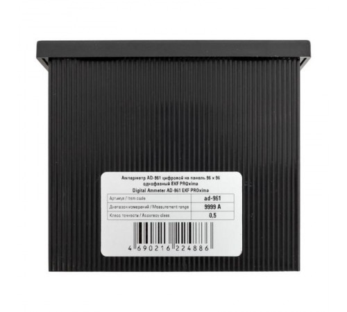 Амперметр AM-D961 цифровой на панель 96х96 однофазный EKF PROxima  ad-961  EKF