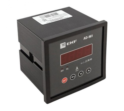 Амперметр AM-D961 цифровой на панель 96х96 однофазный EKF PROxima  ad-961  EKF