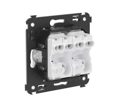 Инвертор двухклавишный в стену, "Avanti", "Ванильная дымка"  4405124  DKC