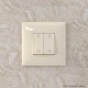Инвертор двухклавишный в стену, "Avanti", "Ванильная дымка"  4405124  DKC