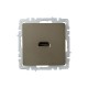 BRITE Розетка HDMI РHDMI-0-БрШ шампань   BR-H10-K37  IEK