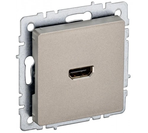 BRITE Розетка HDMI РHDMI-0-БрШ шампань   BR-H10-K37  IEK