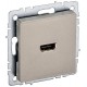 BRITE Розетка HDMI РHDMI-0-БрШ шампань   BR-H10-K37  IEK