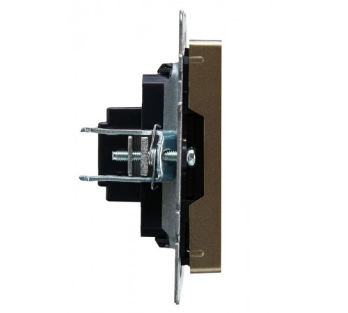 BRITE Розетка HDMI РHDMI-0-БрШ шампань   BR-H10-K37  IEK