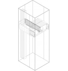 Разделитель верт.выв. E1.2 H500мм D500мм1STQ009160A0000  ABB