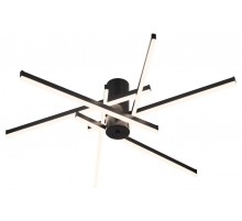 Светильник потолочный светодиодный Rivoli Violet 6180-201 LED 90Вт 3000-6000К чёрный с пультом  Б0068479  Rivoli