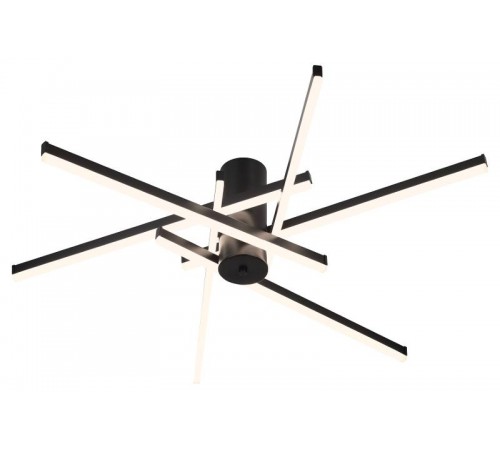 Светильник потолочный светодиодный Rivoli Violet 6180-201 LED 90Вт 3000-6000К чёрный с пультом  Б0068479  Rivoli