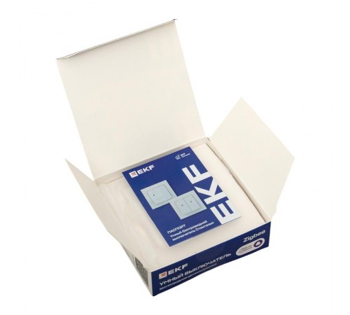 Умный беспроводной выключатель Стокгольм 2-кл. белый Zigbee  СonnectRCV-ST2-WS-ZBEKF