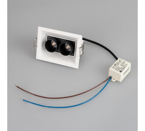 Светильник MS-ORIENT-BUILT-TURN-TC-S67x90-5W Day4000 (WH-BK, 30 deg, 230V) (Arlight, IP20 Металл, 5 лет)  032232  Arlight