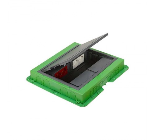 Simon Connect Монтажная коробка для люков в пол SF400-1, KF400-1, 52050204-035,в бетон, глубина 54,5-90 мм,пластик  G401  Simon