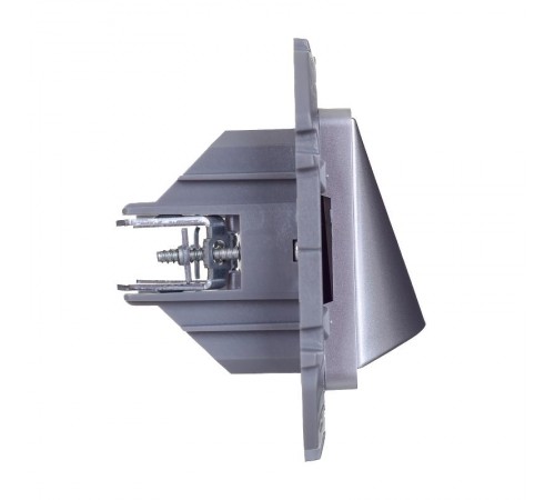 Inspiria Алюминий Вывод кабеля с зажимом для крепления 673892  Legrand