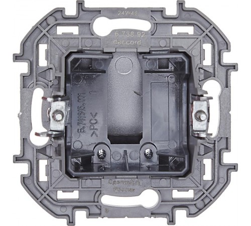 Inspiria Алюминий Вывод кабеля с зажимом для крепления 673892  Legrand