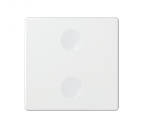 Сенсорный 2-кл выключатель с возможностью индивидуальной маркировки, белый  8000622-030  Simon