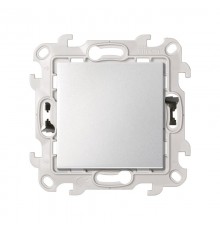 Перекрестный выключатель (с 3-х мест) 10AX 250В с системой Push and Go цвета алюминий S24 Harmonie  2420251-033  Simon