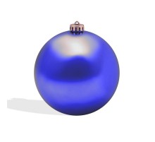 Елочная фигура Шар матовый 15 см, цвет синий  502-303  NEON-NIGHT